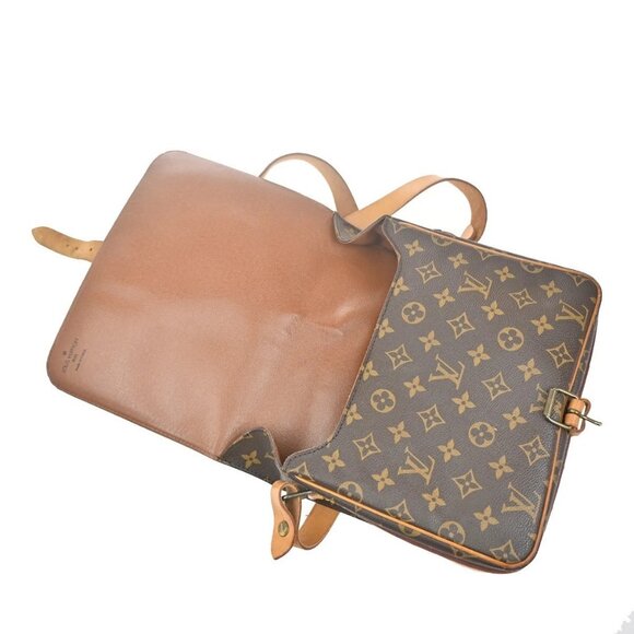 LOUIS VUITTON Cartouchiere GM Shoulder Bag Monogram Leather Brown - Picture 6 of 16
